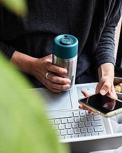 Black+Blum Insulated Leakproof Travel Cup Stainless Steel, turquoise