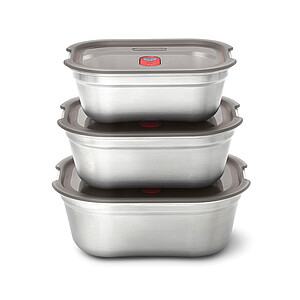 Black+Blum Mealprep Box 3pcs Set Small, Medium, Large, grey