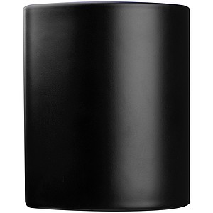 Black mug with colored inside
