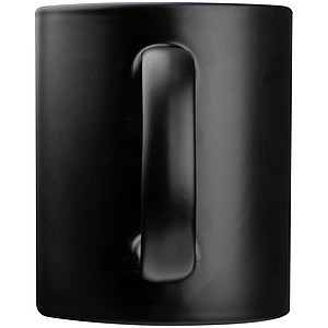 Black mug with colored inside