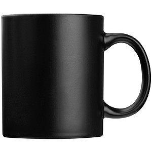 Black mug with colored inside