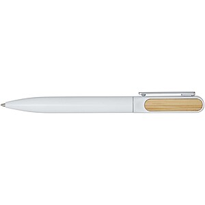 Blanca recycled aluminium ballpoint pen, white