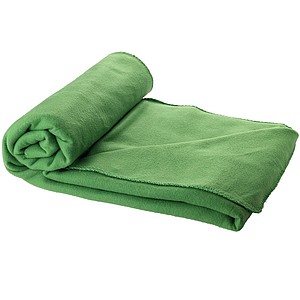 Blanket in pouch - green