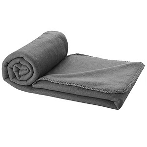 Blanket in pouch - grey