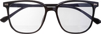 Blue light filter glasses, black