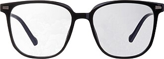 Blue light filter glasses, black