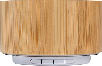 Bluetooth speaker with bamboo coating