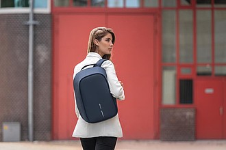 Bobby Hero Small, Anti-theft backpack,navy, navy