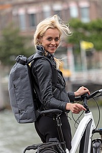 Bobby Urban Lite anti-theft backpack, grey