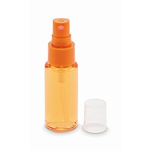 Body mist spray 30ml, transparent orange