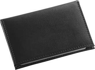 Bonded leather card holderBlack