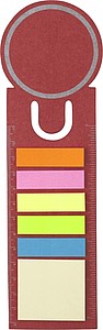 Bookmark made from card Red