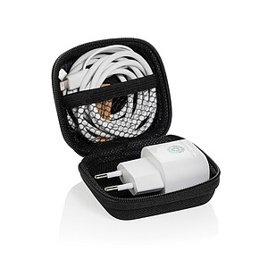 Boost RCS reycled PET 20W type C 2 pcs charging set, black