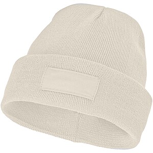 Boreas beanie with patch, sandstone