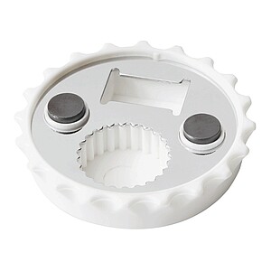 Bottle opener, white