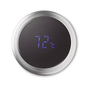 Bottle with touch thermometer