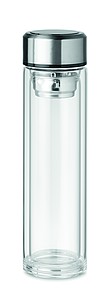 Bottle with touch thermometer