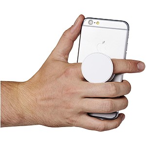 Brace phone stand with grip