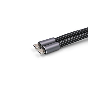 Brandcharger Lany Wristband Charge charging cable, gun metal
