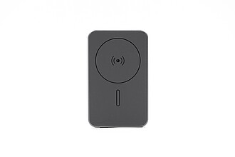 Brandcharger Powerwave 5000 wireless powerbank, gun metal