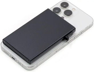 BrandCharger Wally mag card wallet, gun metal