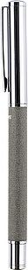 Brass rollerball pen Luan, grey