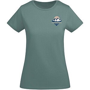 Breda organic cotton short sleeve womens t-shirt, calm blue