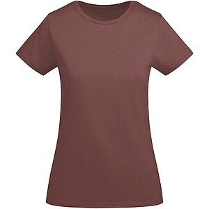 Breda organic cotton short sleeve womens t-shirt, pale red