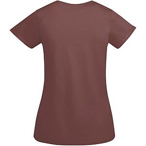 Breda organic cotton short sleeve womens t-shirt, pale red