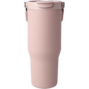 Bronx 900 ml RCS recycled stainless steel copper vacuum insulated tumbler with dual function lid, dusty pink