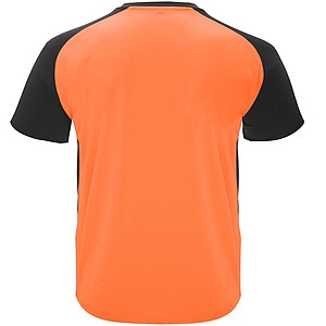 Bugatti short sleeve unisex sports t-shirt, fluor orange, size 2XL