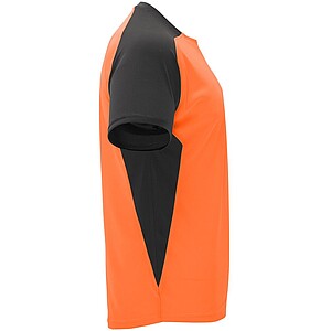 Bugatti short sleeve unisex sports t-shirt, fluor orange, size 2XL