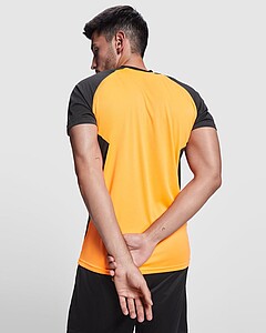 Bugatti short sleeve unisex sports t-shirt, fluor yellow, size 2XL