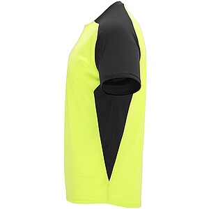 Bugatti short sleeve unisex sports t-shirt, fluor yellow, size L