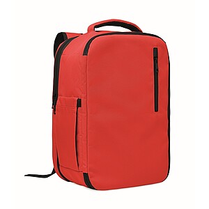 Cabin size carry on backpack, red