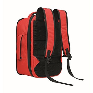 Cabin size carry on backpack, red