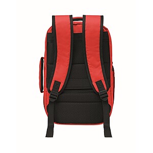 Cabin size carry on backpack, red