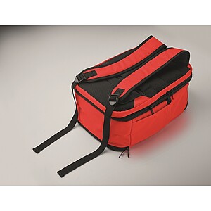 Cabin size carry on backpack, red