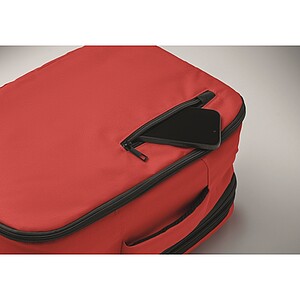 Cabin size carry on backpack, red