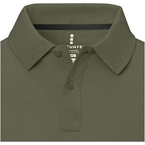 Calgary short sleeve mens polo, forest green