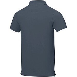 Calgary short sleeve mens polo, hale blue