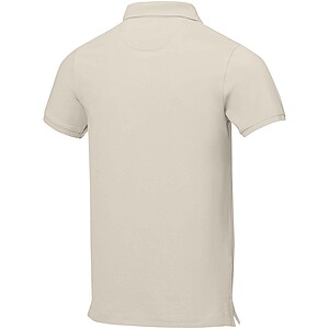 Calgary short sleeve mens polo, sandstone