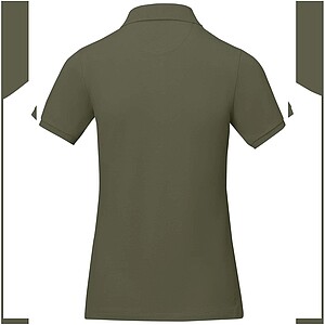 Calgary short sleeve womens polo, forest green