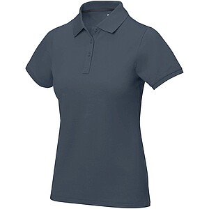 Calgary short sleeve womens polo, hale blue