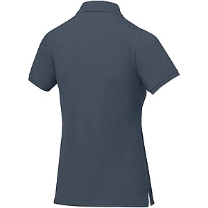Calgary short sleeve womens polo, hale blue