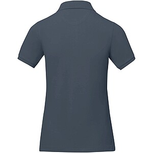 Calgary short sleeve womens polo, hale blue