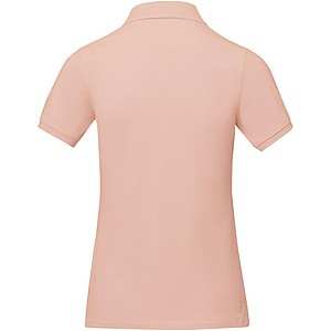 Calgary short sleeve womens polo, pink, S