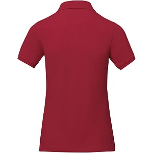 Calgary short sleeve womens polo, red, XS