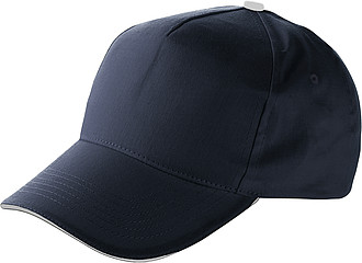 Cap with sandwich peakBlue