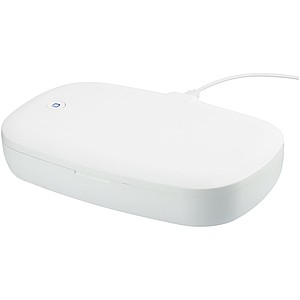 Capsule UV smartphone sanitizer with 5W wireless charging pad